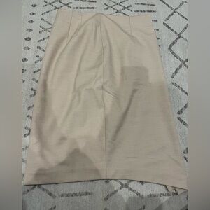 White House Black Market Beige Women's Pencil Skirt